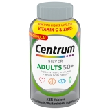Centrum Silver Adult 50 Plus Multivitamin Multimineral Supplement 325 Ct