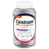 Centrum Silver Women's Multivitamin 50 Plus with Vitamin D3 B Vitamins Non-GMO Supports Memory Cognition Older Adults 200 Ct