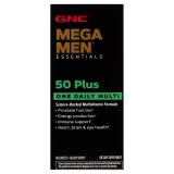 GNC Mega Men 50 Plus One Daily Multivitamin 60 Day Supply Wellness Support for Men