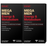 GNC Mega Men Energy Metabolism Multivitamins 180 Ct
