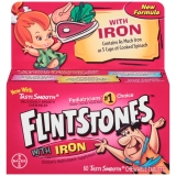 Flintstones Kids Multivitamin Iron Chewable Tablets 60 Count