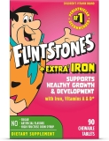 Flintstones Chewable Kids Multivitamin Vitamin C D B12 Iron Toddlers 90 Count
