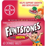Flintstones Chewable Kids Vitamins with Iron Multivitamin for Kids 60 Ct