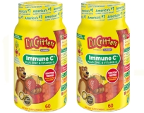 Lil Critters Gummies Immune C Plus Zinc Vitamin D 60 Each Pack of 2