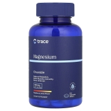 Trace Minerals Magnesium Chewable Supplement Adults Kids Magnesium Glycinate Citrate Sugar Free Raspberry Lemon 120 ct 30 Servings