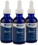 Trace Minerals Liquid Ionic Boron 6mg Supports Bone Metabolism Brain Function Joints with Trace Minerals Magnesium Chloride 144 Servings 2fl oz (3 Pack)