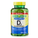 Spring Valley Vitamin D3 Softgels 125 mcg per Softgel 5000 IU 400 Count