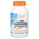Doctor's Best Curcumin Turmeric Root C3 Complex BioPerine Non-GMO Gluten Free Soy Free Joint Support 1000mg 120 Tablets