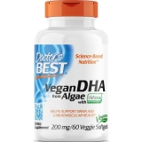 Doctor's Best Vegan Algae DHA with Life's DHA 200mg 60 Veg Sgels