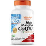Doctor's Best High Absorption CoQ10 BioPerine Capsules 200 Mg 60 Ct