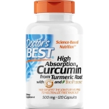 Doctor's Best Turmeric Root Curcumin Caps Joint Support 500mg C3 BioPerine 120 Veggie Caps