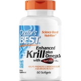Doctor's Best Enhanced Krill Plus Omega-3 Softgels 60 Count Omega3 Vitamin Supplement