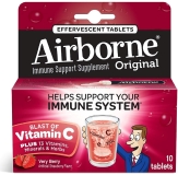 Airborne Immune Support Effervescent Tablets Very Berry Flavor 10 Count