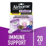 Airborne 1000mg Immune Support Elderberry Vitamin C Effervescent Tablets 20 ct
