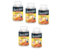 Airborne Immune Support Zesty Orange Gummies 42 Count Pack of 5