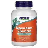 NOW Foods Magnesium Glycinate 180 Tablets for Optimal Health & Wellness
