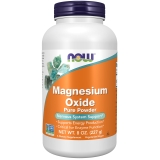 NOW Magnesium Oxide Enzyme Function Nervous System Support 8-Ounce