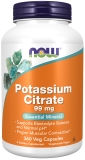 NOW Foods Potassium Citrate 99mg Supports Electrolyte Balance and Normal pH Essential Mineral 360 Veg Capsules