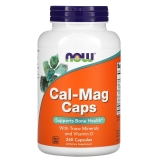 NOW Foods Calcium Magnesium Trace Minerals Vitamin D 240 Capsules for Bone Health and Immune Support