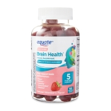 Equate Brain Health 5 Function Formula Gummies Dietary Supplement 60 Count for Improved Mental Performance