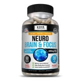 Kaya Naturals 2 Pack Neuro Brain Focus Memory Function Clarity Nootropic Supplement for Enhanced Cognitive Performance