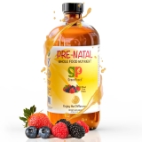 Organic Prenatal Vitamins with Iron Folic Acid Calcium Vitamin A C D E B6 Biotin Choline Pregnancy Multivitamin Probiotics Plus Fiber Non GMO Sugar Free Vegetarian