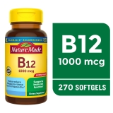 Nature Made Vitamin B12 1000mcg Softgels 270 Count Dietary Supplement