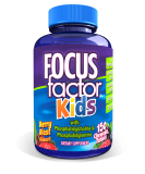 Focus Factor Kids Chewable Daily Vitamin 150 Count Brain Health Support with Vitamin B12 C D3