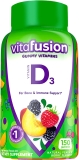 Vitafusion Vitamin D3 2000 IU Gummy Vitamins Adults Dietary Supplement Peach Blackberry Strawberry Flavors 150 Ea