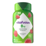 Vitafusion Raspberry Flavored B12 Gummy Vitamins 60 Count Supply for 30 Days