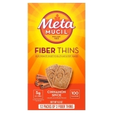 Metamucil Chewable Thins Fiber Supplement Cinnamon Spice 12 Count for Digestive Health