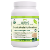 Herbal Secrets Organic Psyllium Husk Powder 16 Oz - Herbal Secrets USDA Certified