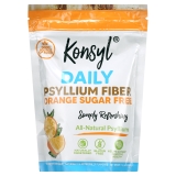 Konsyl Daily Psyllium Fiber Orange SF 324g - Natural Supplement for Digestive Health