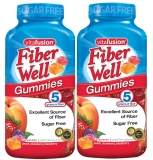 Vitafusion Fiber Gummies 220 Count Sugar Free for Digestive Health Aids 2 PACK