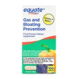 Equate Enzymatic Dietary Supplement for Gas Prevention and Relief 100 Units