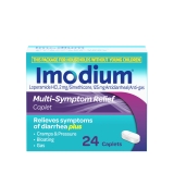 Imodium Multi Symptom Relief Anti Diarrheal Caplets Easier to Open 24 Count