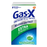 Gas-X Extra Strength Gas Relief Softgels 50 ct With Simethicone 125mg