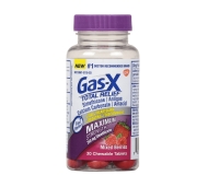 Gas-X Total Relief Chewable Tablets 30 Count For Fast Gas Relief