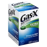Gas-X Extra Strength Anti Gas 120 Softgels for Fast Relief