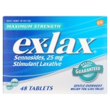 Ex-Lax Maximum Strength Stimulant Laxative for Occasional Constipation 48 Count