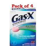 Gas-X Extra Strength Gas Relief Simethicone Cherry Creme 48ct 4 Pack