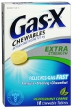 Gas-X Chewables Extra Strength Peppermint Creme 18 ea Pack of 2