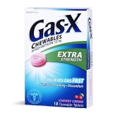 Gas-X Chewables Extra Strength Cherry Creme Tablets 2 Pack - 18 Count Each