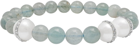 PAIGE NOVICK Light Cherry Quartz 6.5 Inch Gemstone Bracelet