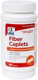 Quality Fiber Therapy Caplets | Safe Comfortable Constipation Relief Without Gas Bloating | Insoluble Fiber for Bowel Regularity | 90 Caplets