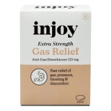 Injoy Gas Relief Softgels Simethicone 125mg Extra Strength Antigas 60 Count