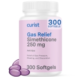 Curist Simethicone 250mg 300 Softgels Gas Bloat Relief
