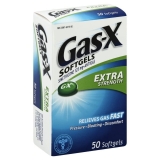 Gas X Softgels Extra Strength 50 Soft Gels for Fast Gas Relief