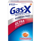 GasX Softgels Ultra Strength 50 Soft Gels Each for Gentle Relief
