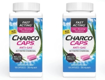 CharcoCaps AntiGas Formula Capsules 100 ea Pack of 2